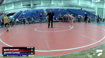 120 lbs Semifinal - Blaze Van Gundy, OH vs Brennen Clifford, KY