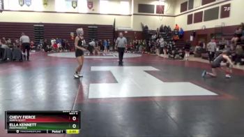 115 lbs Cons. Round 2 - Chevy Fierce, North Scott vs Ella Kennett, Independence