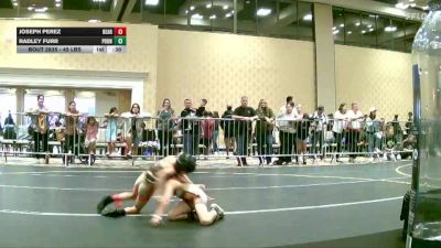 49 lbs Consolation - Joseph Perez, Bear Cave vs Radley Furr, Pounders WC