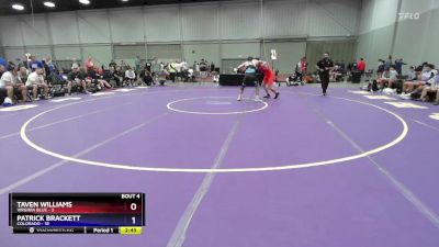 165 lbs Quarterfinals (8 Team) - Taven Williams, Virginia Blue vs Patrick Brackett, Colorado