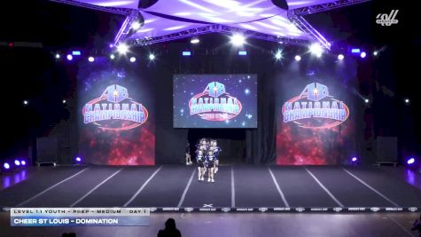 Cheer St. Louis - Domination [2025 L1.1 Youth - PREP - Medium Day 1] 2025 America's Best Grand Nationals