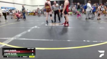 220 lbs Quarterfinal - Carter Bland, School Of Hard Knocks vs Jared Barker, Knightmare Wrestling Club