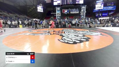 175 lbs Cons 16 #1 - Johnathan Clohecy, NY vs Vincent Cook, WI