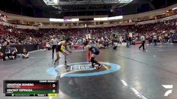 5A 133 lbs Champ. Round 1 - Jonathon Romero, Volcano Vista vs Vincent Espinosa, Cibola