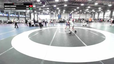 142 lbs Rr Rnd 1 - Brock Zander, Team Shutt Dethrone vs Bronko Baer, Team RJN Green