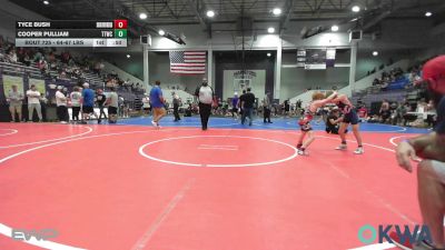 64-67 lbs Consolation - Tyce Bush, Skiatook Youth Wrestling vs Cooper PULLIAM, Team Tulsa Wrestling Club