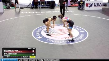 120 lbs Cons. Round 3 - Dylan Nguyen, California vs Nathan Palmer, Beat The Streets - Los Angeles