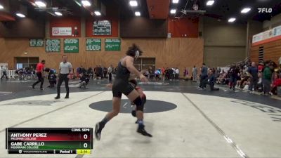 157 lbs Cons. Semi - Anthony Perez, Palomar College vs Gabe Carrillo, Moorpark College