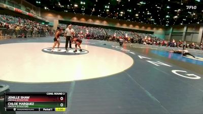 140 lbs Cons. Round 2 - Chloe Marquez, Lincoln (Stockton) vs Jenille Shaw, Lincoln (Stockton)