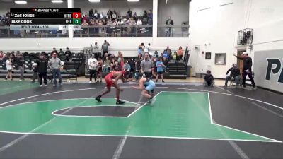 106 lbs Champ. Round 1 - Zac Jones, Hewitt-Trussville Middle School vs Jake Cook, Helena Middle School