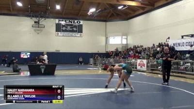 123 lbs Quarterfinal - Haley Narahara, Menlo College vs Ellabelle Taylor, Evergreen State