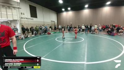 64-64 lbs Round 2 - Jayden Alcantara, Amped Wrestling Club vs Antonio Barber, Texas Select Wrestling