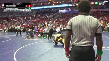 3A-285 lbs Cons. Round 3 - Will Clausen, Prairie, Cedar Rapids vs Armon Williams, Bettendorf