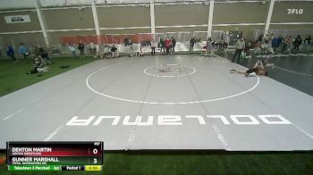 126 lbs Cons. Round 1 - Gunner Marshall, Total Domination WC vs Denton Martin, Uintah Wrestling