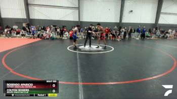 132 lbs Cons. Round 2 - Rosendo Aparicio, Victory Wrestling-Central WA vs Colton Rogers, Braves Wrestling Club