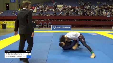 Raphael Cordeiro Ferreira vs S. Maximus Schwartz 2024 Pan IBJJF Jiu-Jitsu No-Gi Championship
