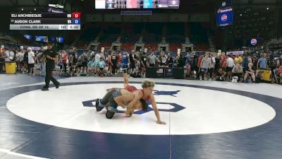 126 lbs Cons. Rd Of 16 - Eli Archibeque, New Mexico vs Audon Clark, Washington