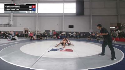 138 lbs Quarters - Isaiah Buikema, Howe Wrestling School vs Royce Malone, Contenders Wrestling Academy