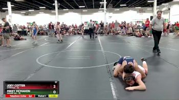 84 lbs Round 2 (4 Team) - Joey Cotter, CTWHALE vs Mikey McMahon, Savage WA