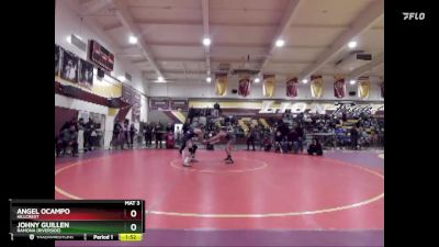 138 lbs Semifinal - Angel Ocampo, Hillcrest vs Johny Guillen, Ramona (Riverside)