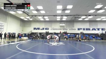 285 lbs 1st Place Match - Dominic DeBo, Chabot College vs Asher Nischke, Santa Rosa College