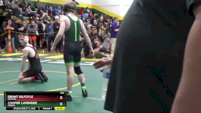 132 lbs Cons. Round 4 - Cooper Lavender, Medina vs Grant Kilfoyle, Mentor