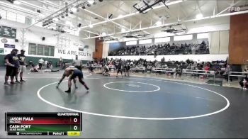 138 lbs Quarterfinal - Jason Fiala, Millikan vs Cash Port, Aliso Niguel