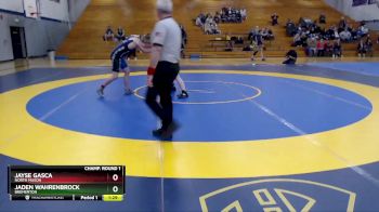 160 lbs Champ. Round 1 - Jaden Wahrenbrock, Bremerton vs Jayse Gasca, North Mason