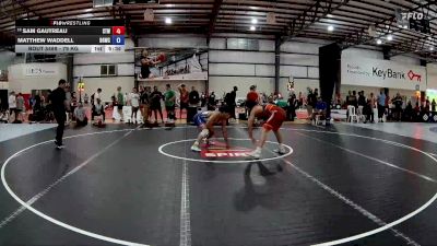 79 kg Champ. Round 2 - Sam Gautreau, Steller Trained Wrestling vs Matthew Waddell, Blue & Gold Wrestling Club