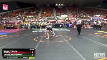 4A 106 lbs Champ. Round 1 - Thayne Pfizenmaier, Clay Center Community vs Bryce Cormier, Silver Lake