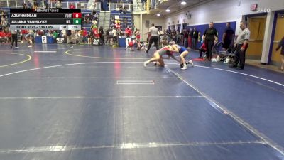 136 lbs Consy 5 - Azlynn Dean, Fort Cherry vs Juliana Van Slyke, Mt. Lebanon