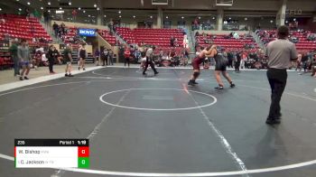 235 lbs Quarterfinal - Camden Jackson, WR - Topeka Blue Thunder vs William Bishop, Matside Wrestling Academy