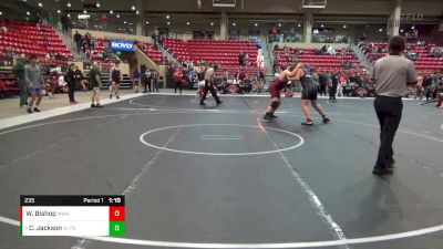 235 lbs Quarterfinal - Camden Jackson, WR - Topeka Blue Thunder vs William Bishop, Matside Wrestling Academy