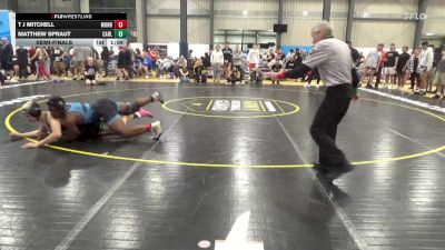 171 lbs Semifinal - T J Mitchell, Monroeville vs Matthew Spraut, Carlisle
