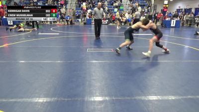 101 lbs Round Of 16 - Kerrigan Davis, Brecksville vs Crew Musselman, Chestnut Ridge