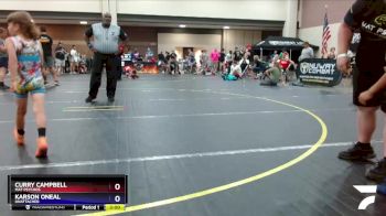 50-56 lbs Round 3 - Karson ONeal, Unattached vs Curry Campbell, Mat Psychos