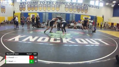 285 lbs Round 6 (8 Team) - Faud Maali, Claw WC vs Lashawn Powell, VSUS Athletics RTC