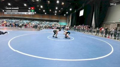 160-177 lbs Round 1 - James Jimenez, Predators Wrestling Club vs Felipe Alvarez, Cougar WC