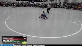 84 lbs Champ. Round 2 - Brison Romero, Goldman`s Wrestling Academy Of The Rockies vs Edison Flaherty, Viking Wrestling Club (IA)