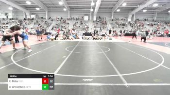 220 lbs Rr Rnd 2 - Ryhen Miller, Steller Trained Black vs Dylan Greenstein, MetroWest United Black