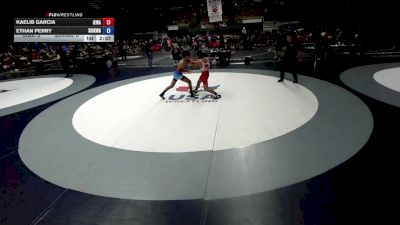 126 lbs Kaelib Garcia, IEWA - Inland Empire Wrestling Association vs Ethan Perry, SDIKWA - San Diego-Imperial Kids Wrestling Association