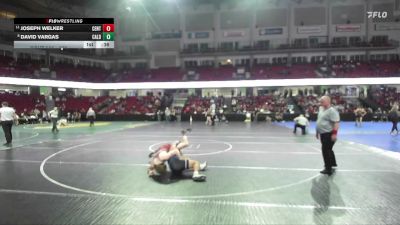 175 lbs Cons. Round 4 - Joseph Welker, Centennial vs David Vargas, Caldwell
