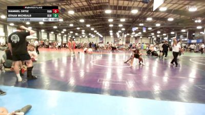 120 lbs Rr Rnd 3 - Ivanniel Ortiz, Parabellum Wrestling Academy vs Ethan Micheals, Blue Wave 2