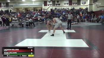 190 lbs Round 3 - River Williams, Alburnett vs Jackson Kellogg, NH/TV