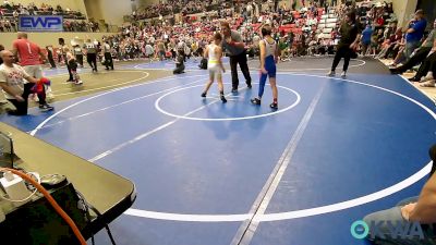 73 lbs Semifinal - Jamison Howard, Caney Valley Wrestling vs Isaiah Mattox, Salina Wrestling Club