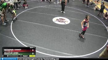 55 lbs Round 3 (6 Team) - Nathanael Kanagy, Team Bear vs Brantlee James, Summerville Takedown Club