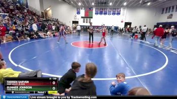 110 lbs Cons. Semi - Gunner Johnson, Twin Spruce Jr High vs Tarren Sarver, Sage Valley Jr High