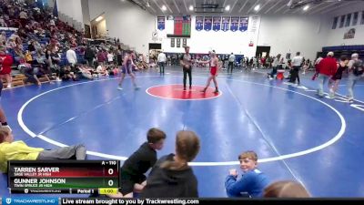 110 lbs Cons. Semi - Gunner Johnson, Twin Spruce Jr High vs Tarren Sarver, Sage Valley Jr High