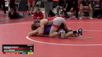165 lbs Round 2 - Brenden Barlett, Wadsworth vs Seth Nerone, Cuyahoga Valley Christian Academy