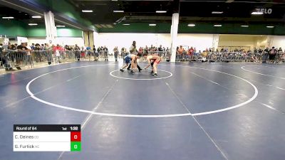 157 lbs Round Of 64 - Caden Deines, CO vs Graham Furtick, NC